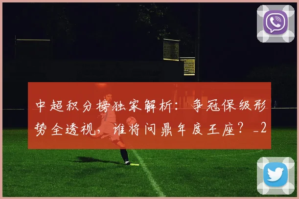 中超积分榜独家解析：争冠保级形势全透视，谁将问鼎年度王座？_20260610190457